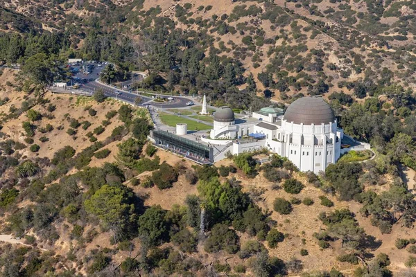 Vista Aérea Observatório Griffith Los Angeles — Fotografia de Stock