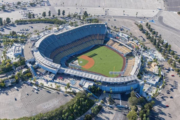 Vista Aérea Del Estadio Dodger Los Ángeles —  Fotos de Stock
