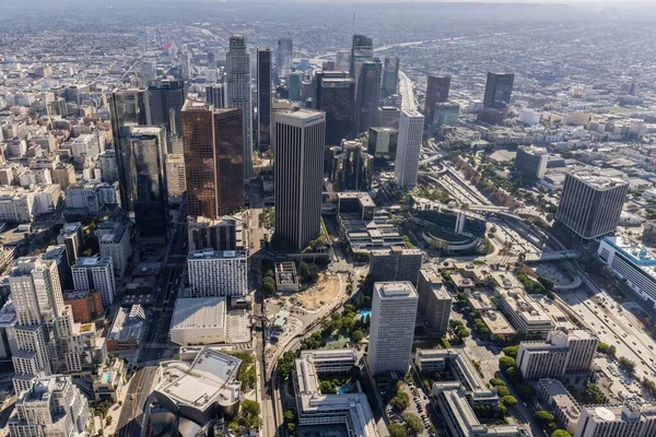 Flygfoto Över Centrala Los Angeles — Stockfoto