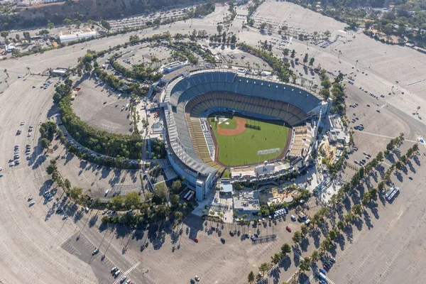 洛杉矶道奇体育馆的空中景观 — 图库照片