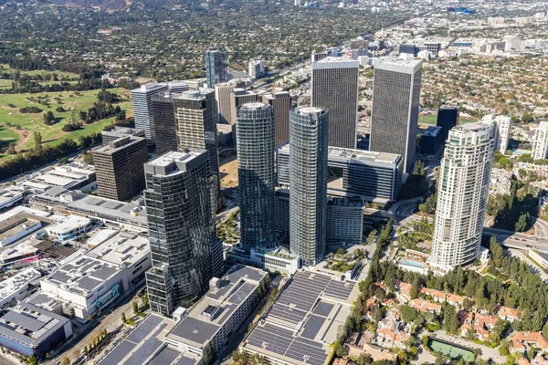 洛杉矶威斯特伍德的空中景观 — 图库照片