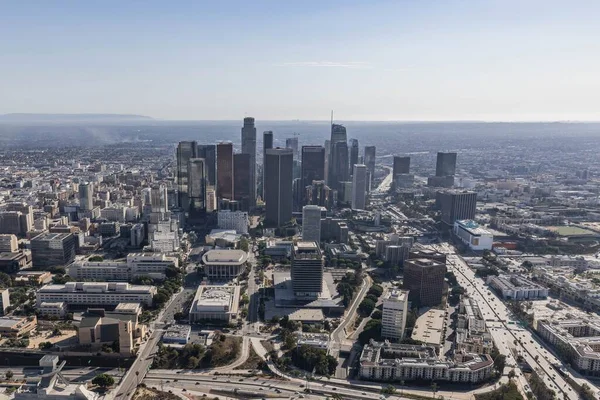 ロサンゼルスのダウンタウンの空中風景 — ストック写真