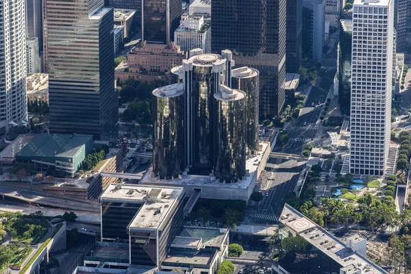 Letecký Pohled Centrum Los Angeles — Stock fotografie