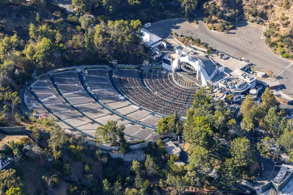 Los Angeles Taki Hollywood Bowl Hava Görüntüsü Stok Resim