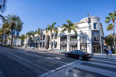 Los Angeles, California, ABD - 27 Eylül - Beverly Hills 'deki Rodeo Drive