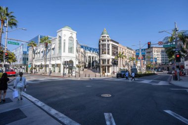 Los Angeles, California, ABD - 27 Eylül - Beverly Hills 'deki Rodeo Drive