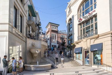 Los Angeles, California, ABD - 27 Eylül - Beverly Hills 'deki Rodeo Drive