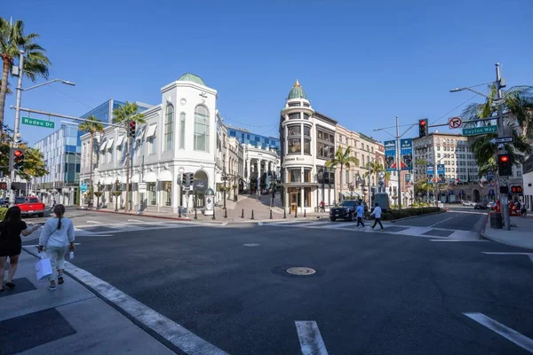 Los Angeles California Usa September View Rodeo Drive Beverly Hills — Stock Photo, Image
