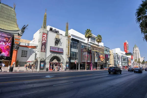 ロサンゼルス カリフォルニア州 アメリカ 9月7日 ハリウッドの星の路地の景色 ロイヤリティフリーのストック写真