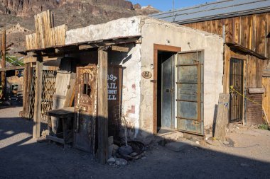 Oatman, Arizona, ABD - 8 Eylül - Oatman Hapishanesi