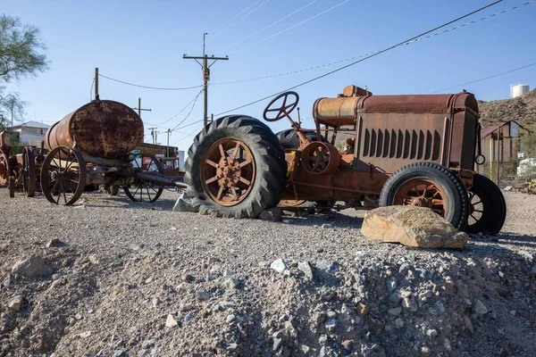 Oatman Arizona Abd Eylül Oatman Eski Araba Manzarası — Stok fotoğraf
