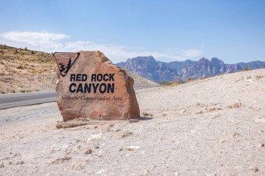 Red Rock Canyon, Nevada, ABD - 9 Eylül - Red Rock Canyon Ulusal Parkı