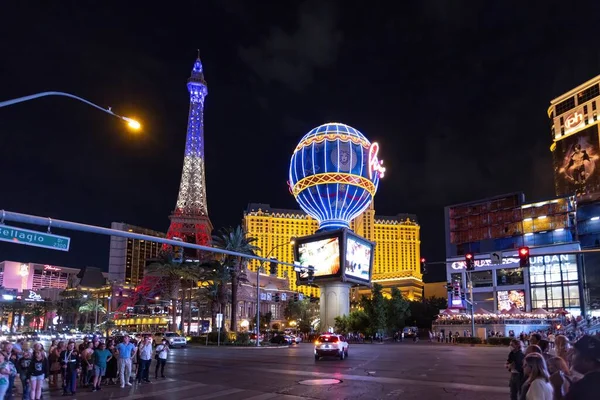 Las Vegas Nevada Verenigde Staten September Zicht Strip Gebouwen Van — Stockfoto