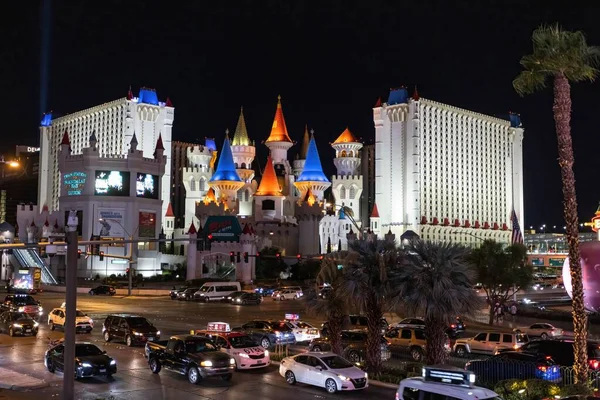 Las Vegas Nevada Verenigde Staten September Zicht Strip Gebouwen Van — Stockfoto
