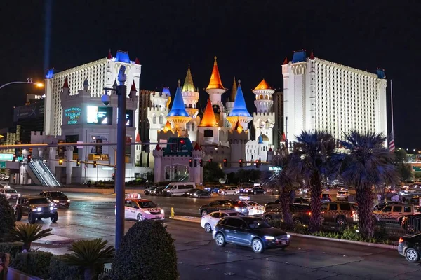 Las Vegas Nevada Usa September Blick Auf Die Gebäude Strip — Stockfoto