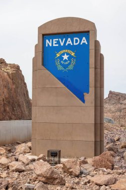 Hoover Barajı, Nevada, ABD - 9 Eylül - Colorado Nehri üzerindeki Hoover Barajı manzarası 