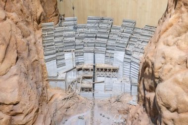 Hoover Barajı, Nevada, ABD - 9 Eylül - Colorado Nehri üzerindeki Hoover Barajı manzarası 