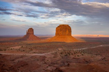 Monument Valley, Arizona, ABD - 12 Eylül - Anıt Vadisi manzarası