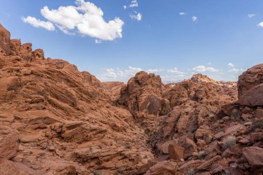 Valley Of Fire, Nevada, USA - September 16 - view of the Valley of Fire landscape