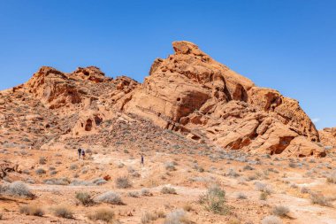 Valley Of Fire, Nevada, USA - September 16 - view of the Valley of Fire landscape