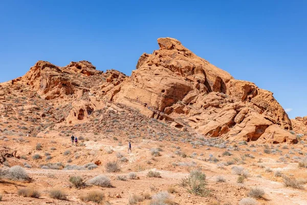 Valley Of Fire, Nevada, USA - September 16 - view of the Valley of Fire landscape