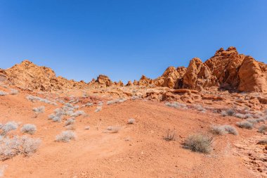 Valley Of Fire, Nevada, USA - September 16 - view of the Valley of Fire landscape