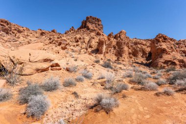 Valley Of Fire, Nevada, USA - September 16 - view of the Valley of Fire landscape