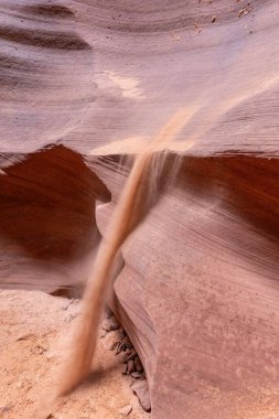 Amazing view of Antelope Canyon X in Arizona United States clipart