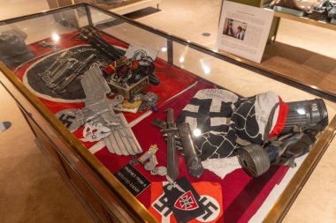 ABD 'nin Kaliforniya Çölü' ndeki Chiriaco Zirvesi 'nde General Patton Anıt Müzesi