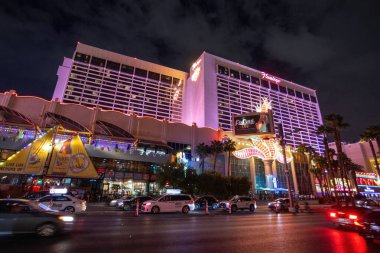 Las Vegas Strip, Nevada, ABD 'deki ünlü oteller.