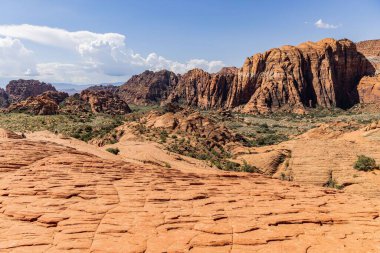 Snow Canyon State Park in Utah, USA clipart