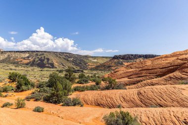 Snow Canyon State Park in Utah, USA clipart