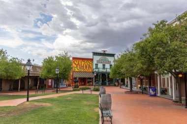 Tucson 'daki Trail Dust Town - Eski Tucson Bölgesi, Arizona, ABD