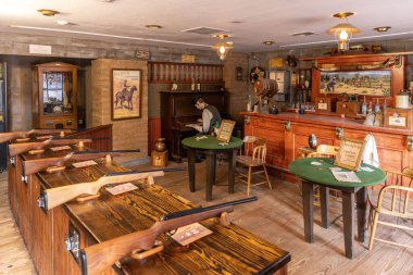 Tucson 'daki Trail Dust Town - Eski Tucson Bölgesi, Arizona, ABD