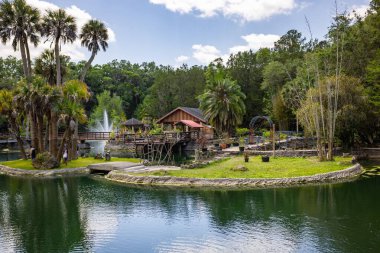 Williston, Florida 'daki Cedar Lakes Ormanı ve Bahçeleri, ABD