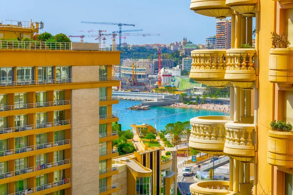 モナコの晴れた日の街の美しい景色 — ストック写真