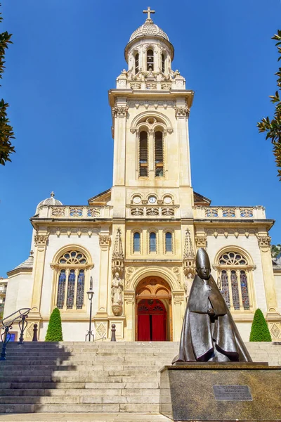 Vue Église Saint Charles Monaco — Photo