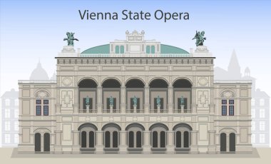 Viyana Opera Binası şehir planında izole edildi
