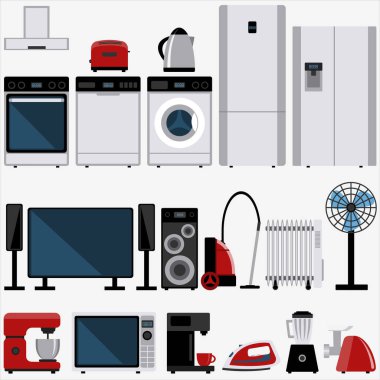 ev aletlerinin vektör kümesi simgeleri