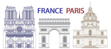 Paris renk simgelerinin vektör kümesi