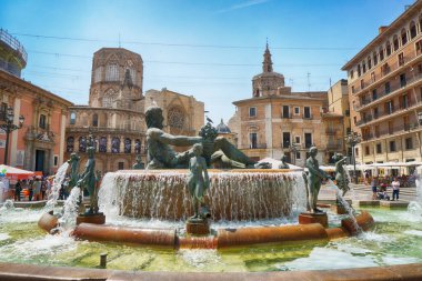 Valencia 'nın Eski Katedral' i Santa Maria ve Virgen de la Virgen de los Desamparados, Valencia, İspanya