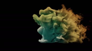 Parçacıklardan oluşan çalışan bir karakterin 3B canlandırması