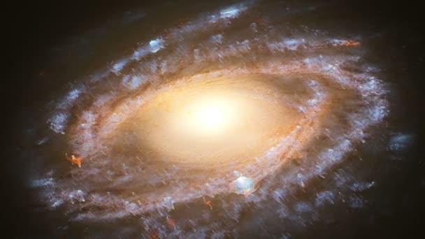 Tarzlanmış Bir Galaksinin Canlandırması — Stok video