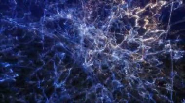 Canlı bir elektrik arkaplanının 3D animasyonu