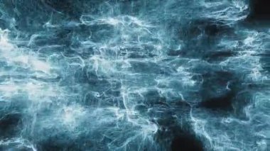 Büyük Patlama 'dan sonra evrenin ilk zamanlarının animasyonu, kaynayan ışık ve parçacıklardan oluşan bir kütle içinde genişledi.