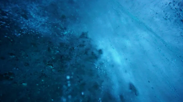 Tyrkysová Barva Ledu Uvnitř Ledové Jeskyně Kameny Rampouchy Jsou Místy — Stock fotografie