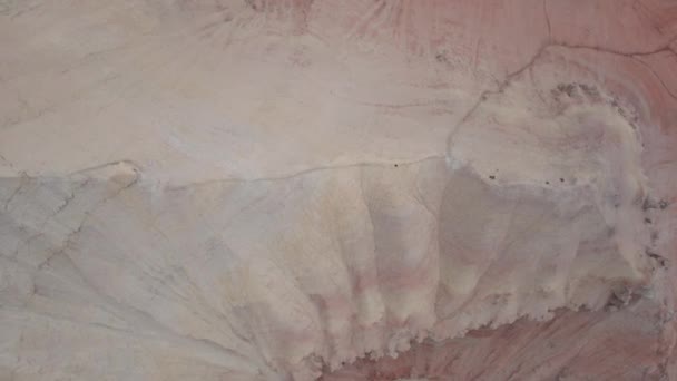 Красочные Высокие Горы Каньон Глины Большое Ущелье Разными Камнями Разными — стоковое видео
