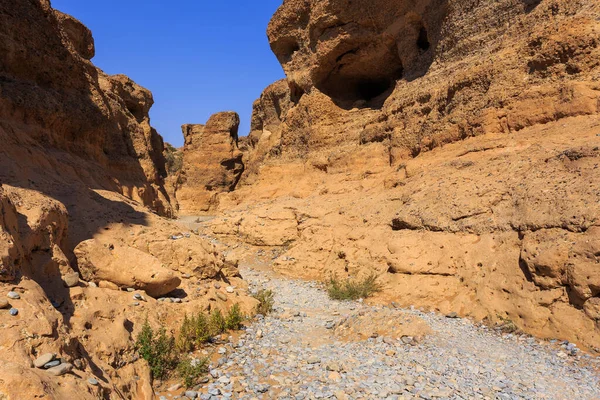 stock image Sesriem Canyon, important attraction Namib Desert. Namib - Naukluft National Park. South Africa. Namibia.