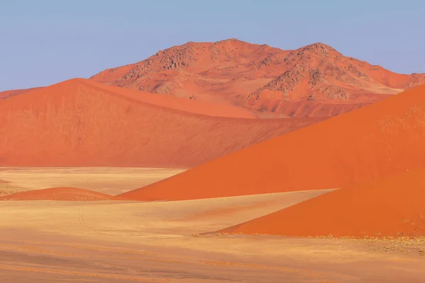 Διάσημος Αμμόλοφος Νότιο Τμήμα Της Ερήμου Namib Στο Εθνικό Πάρκο — Φωτογραφία Αρχείου