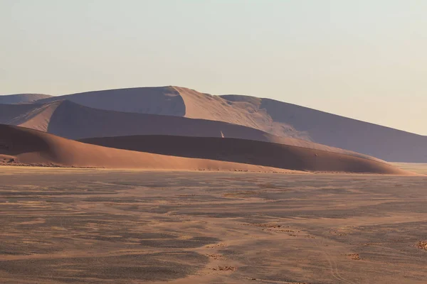 有名な砂丘45 ナミビアのナミブ砂漠の南部 ナウクルフト国立公園 — ストック写真